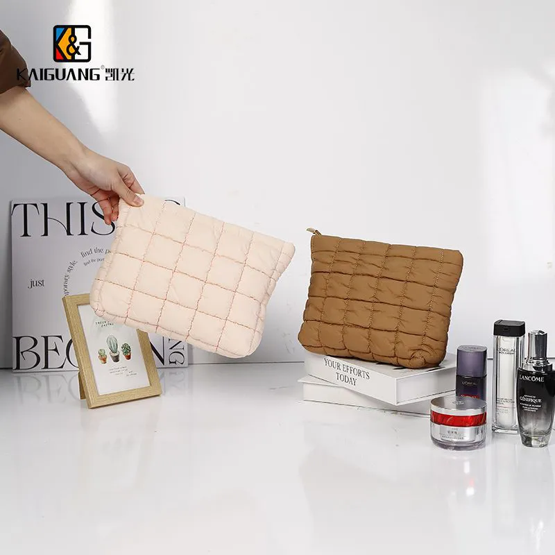 Puffer Quilted Cosmetics Bag