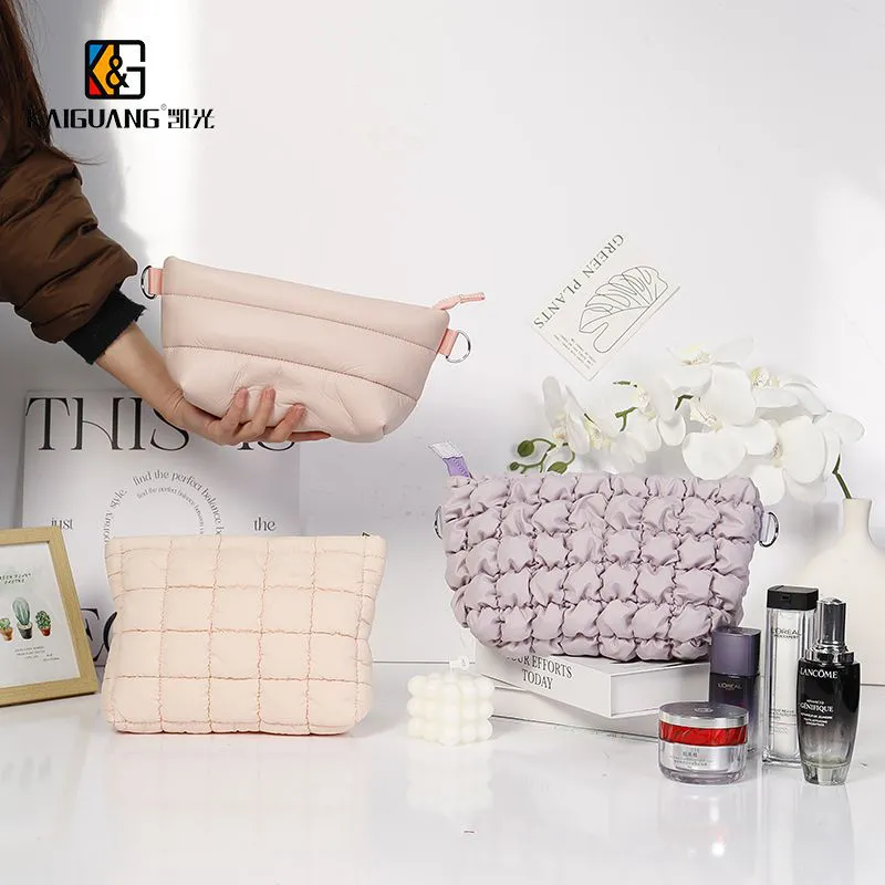 Puffer Quilted Cosmetics Bag