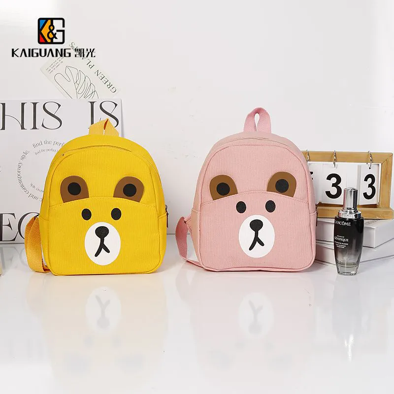 Adorable Corduroy Cartoon Backpack - Perfect for Preschoolers