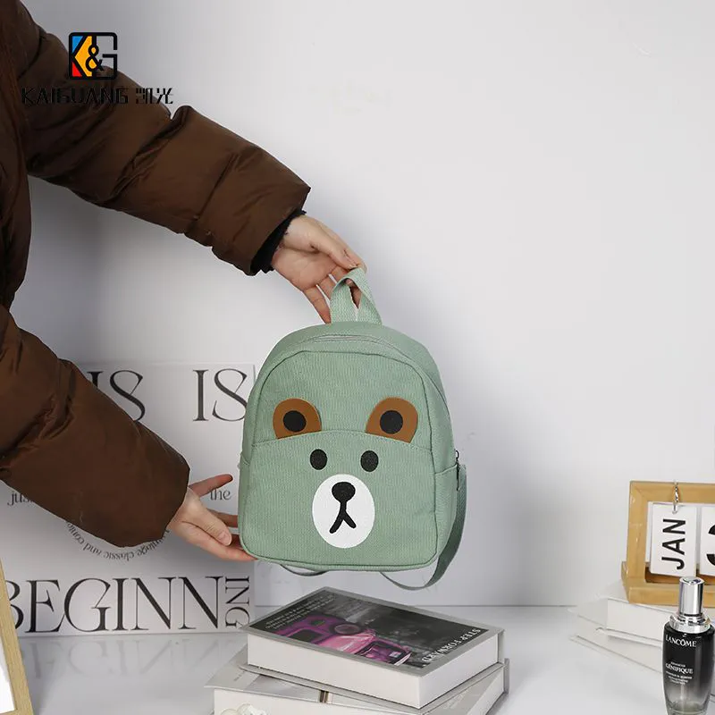 Adorable Corduroy Cartoon Backpack - Perfect for Preschoolers