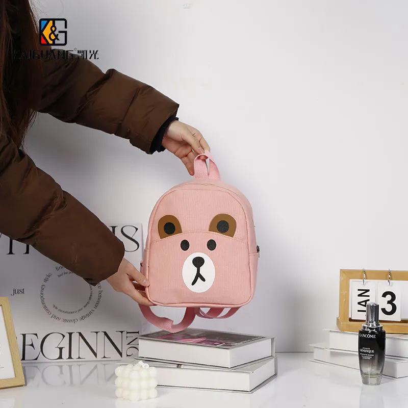 Adorable Corduroy Cartoon Backpack - Perfect for Preschoolers