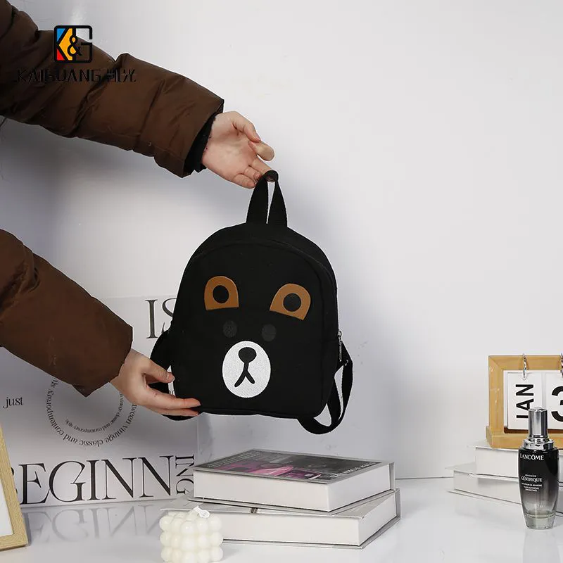 Adorable Corduroy Cartoon Backpack - Perfect for Preschoolers