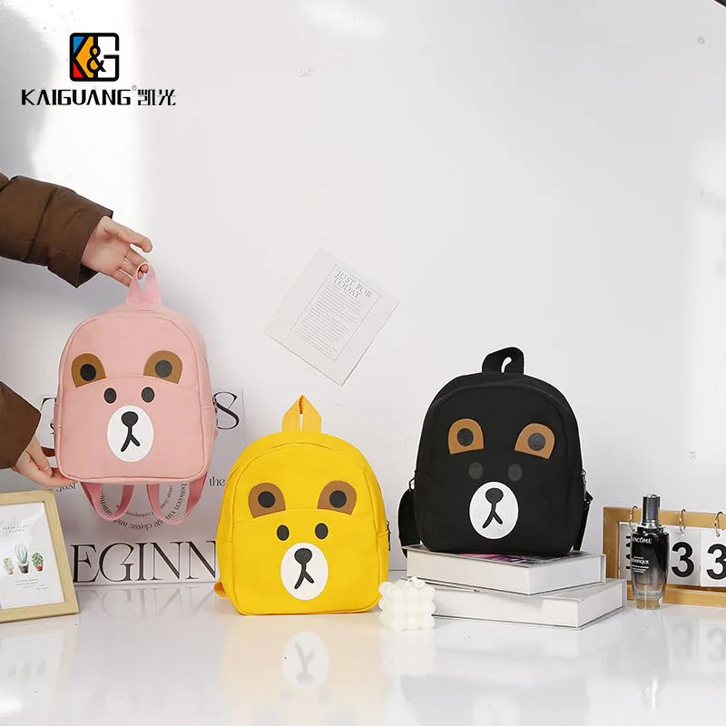 Adorable Corduroy Cartoon Backpack - Perfect for Preschoolers
