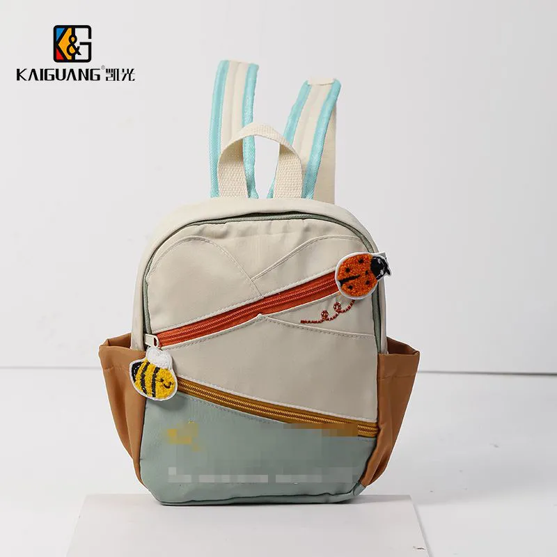 Colorful Cotton Cartoon Backpack - Fun & Stylish for Kids!