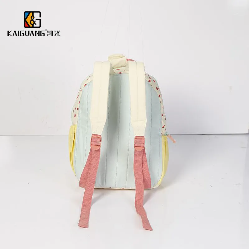 Sweet Strawberry Dot Cotton Backpack
