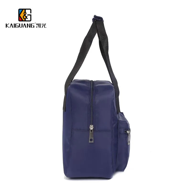 Premium Blue Nylon Lunch Bag