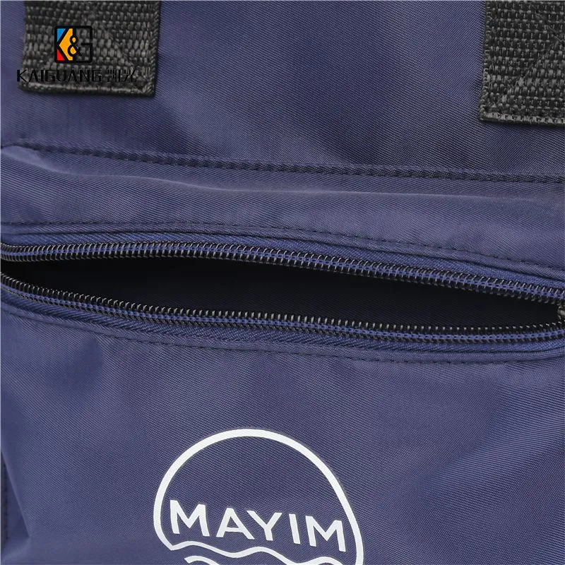 Premium Blue Nylon Lunch Bag