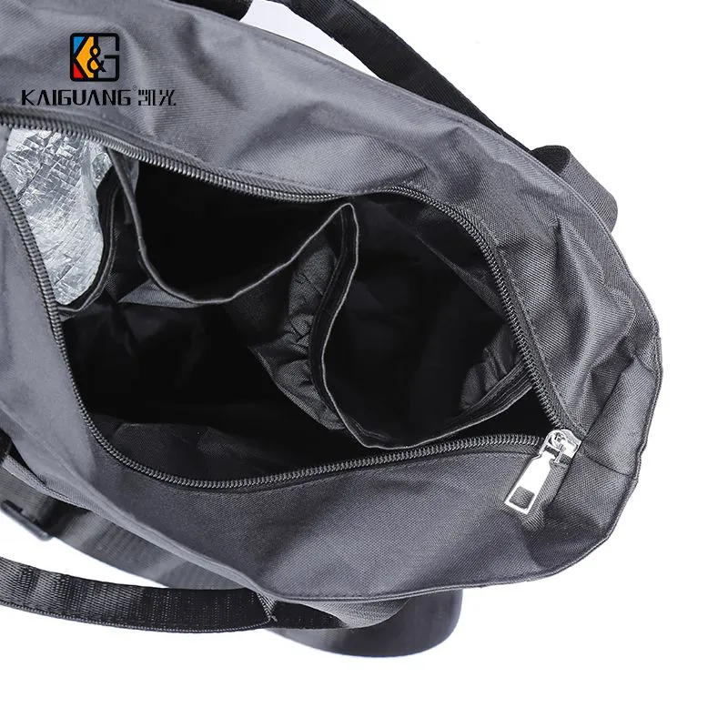 Black Shoulder Bag with Adjustable Strap