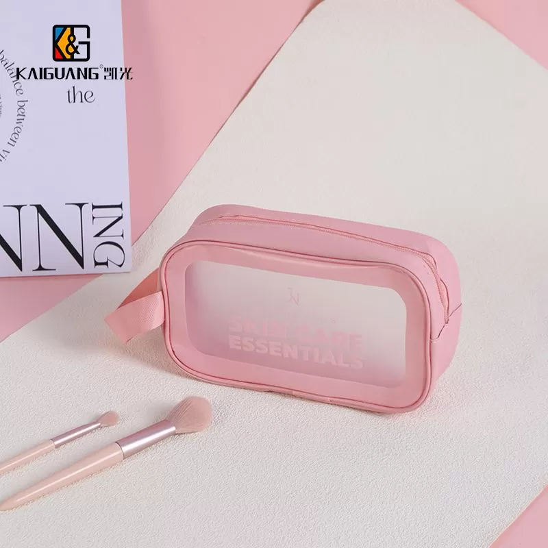 Thick Semi-transparent Travel Makeup and Toiletry Bag