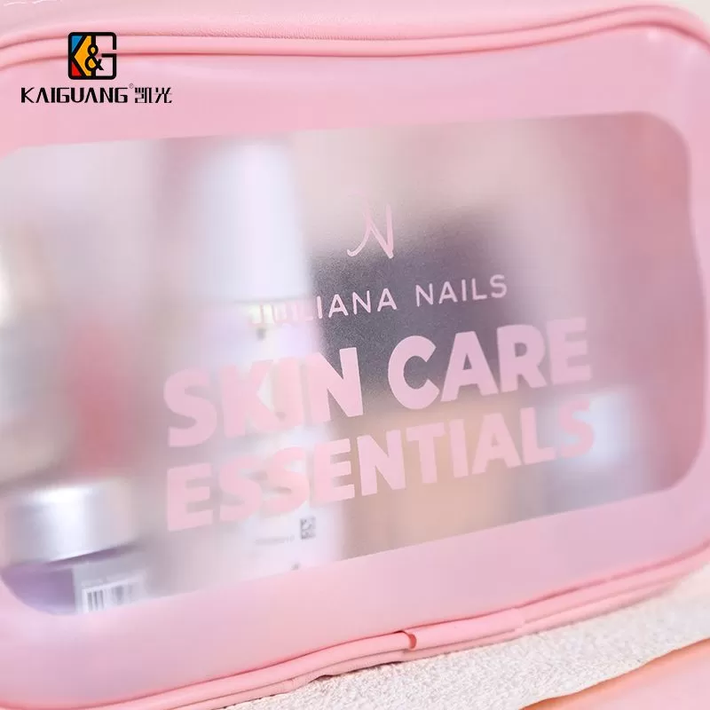 Thick Semi-transparent Travel Makeup and Toiletry Bag
