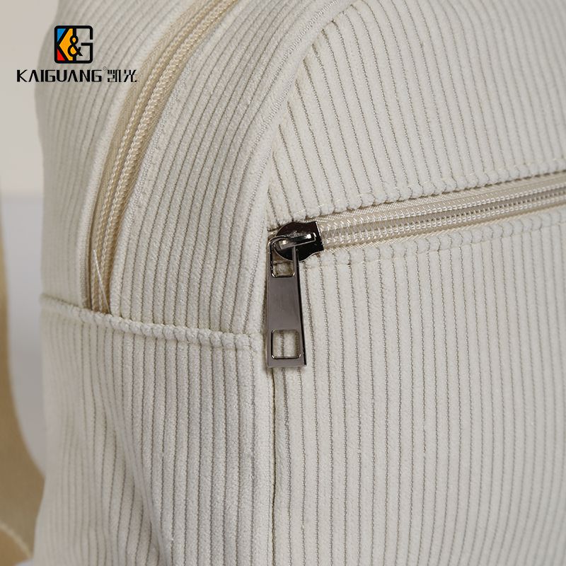 Mini Striped Corduroy Backpack
