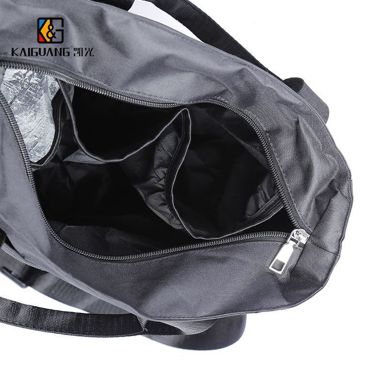 Black Shoulder Bag with Adjustable Strap