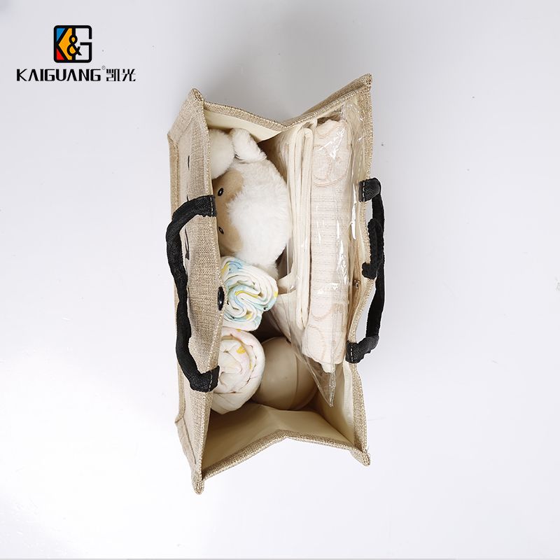 Personalized logo Jute Tote bag