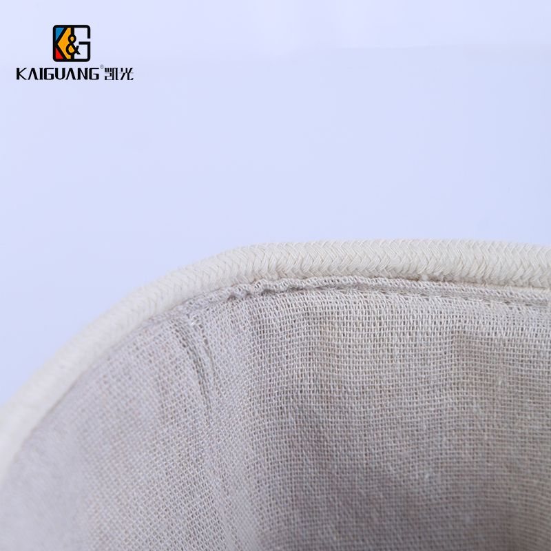 Cotton Rope Divided and Colored Storage Basket with Handle