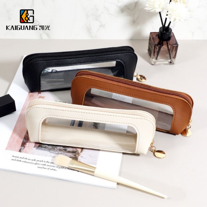 Pu Pvc Portable Makeup Bag
